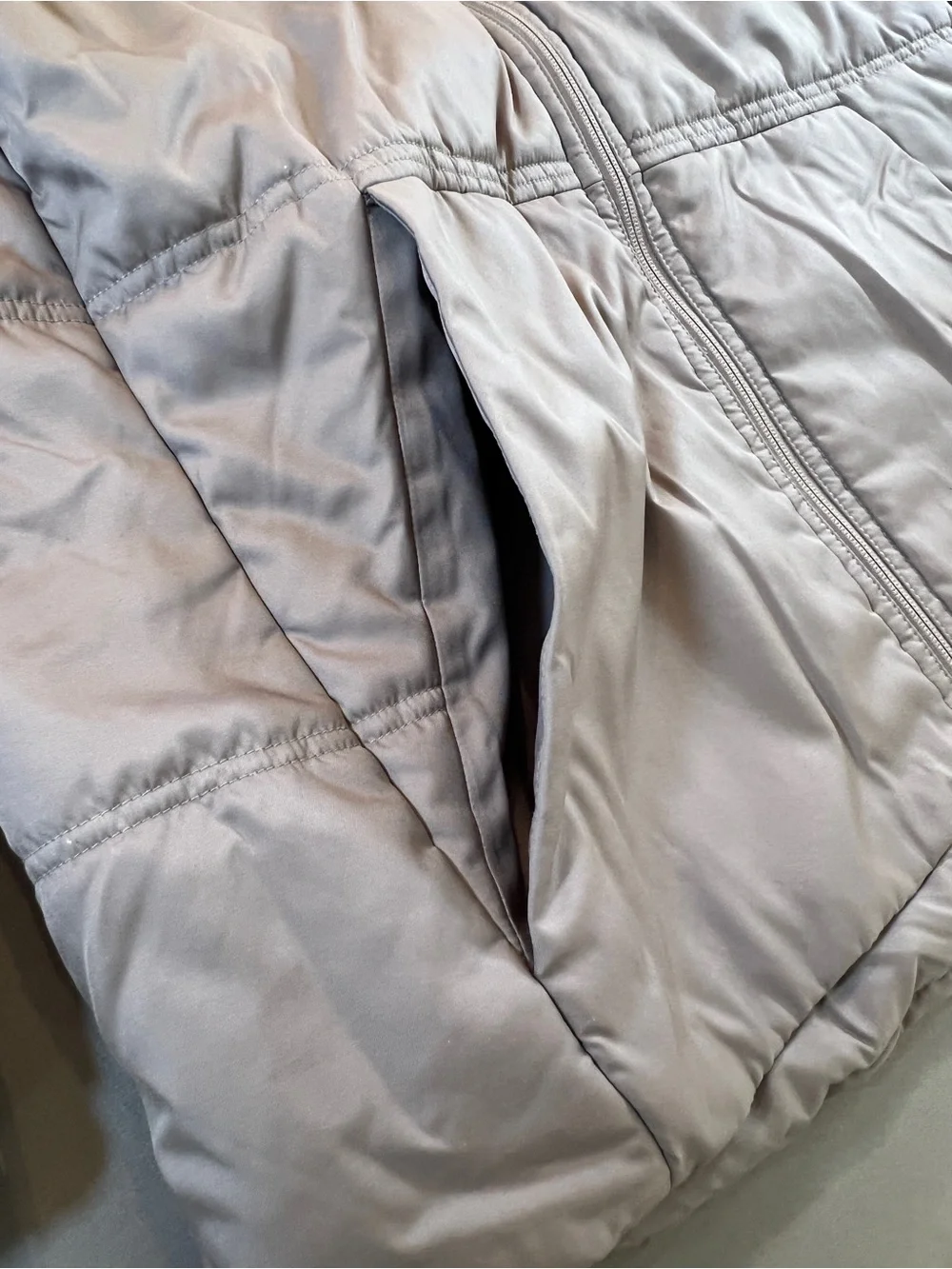 Men's Nike Reversible Gray Jacket Coat Size XL Full Zip